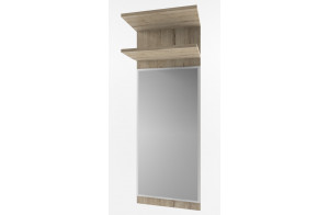 Настенное зеркало Оскар 1NL с полками