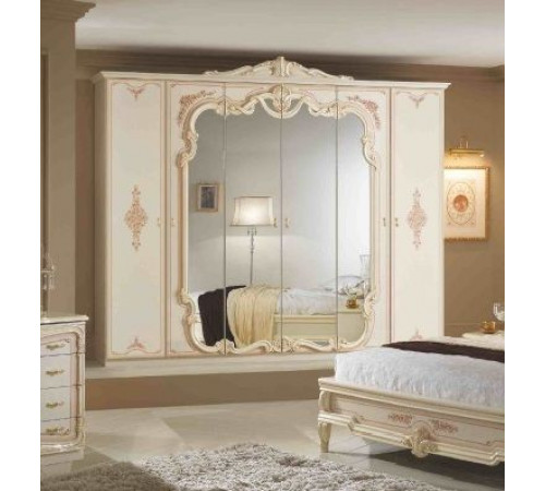 Шестистворчатый шкаф Диана (беж)