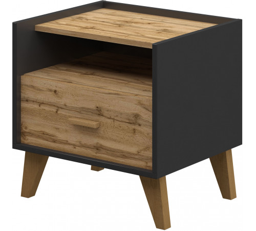 Тумба прикроватная Сканди МН-036-28(графит)
