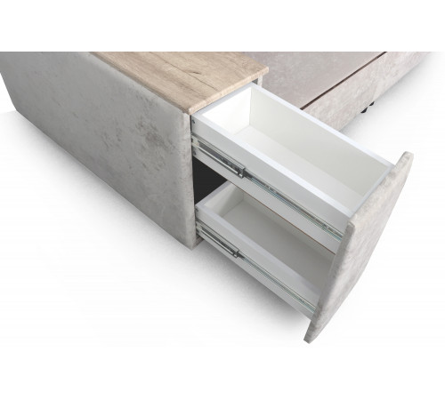 Диван-кровать Бостон 2400 с функциональными подлокотниками (вариант 1)