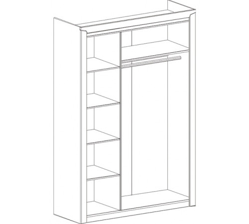 Шкаф для одежды трехдверный Соренто Дуб стирлинг