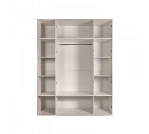 Четырехстворчатый шкаф для одежды с зеркалом Богемия Фарфале (Bogemia Farfalle) БМШ1/4 (Fа)